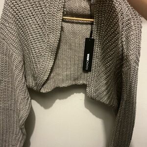 Fashion Nova Taupe Women's Shrug